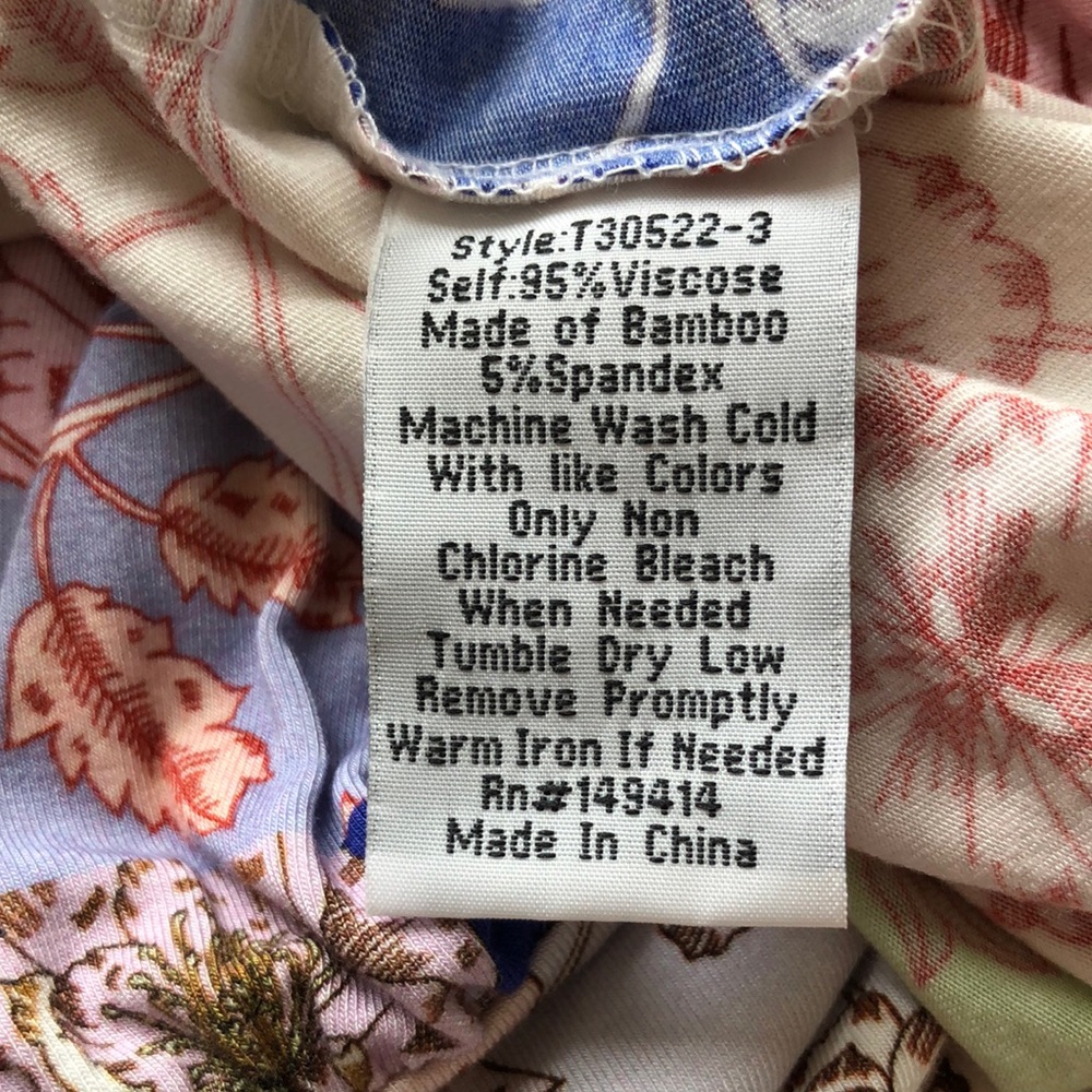 Johnny Was Cosmo Summer Dress Patchwork Pattern Size M - Picture 3 of 3